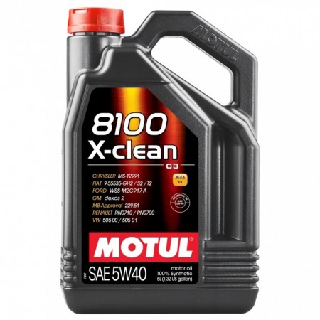 Масло MOTUL 8100 X-CLEAN 5W40 5L