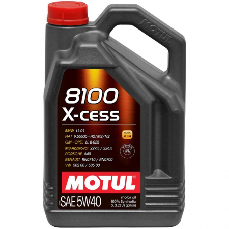 Масло MOTUL 8100 X-CESS 5W40 5L