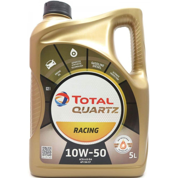 Масло TOTAL QUARTZ RACING 10W50 5L