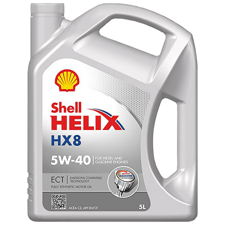 Масло SHELL HX8 ECT 5W40 5L