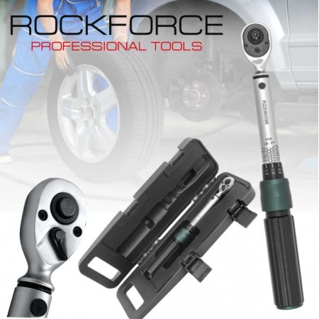 Динамометричен ключ 1/4“ 1-25 NM ROCKFORCE с бърза фиксация