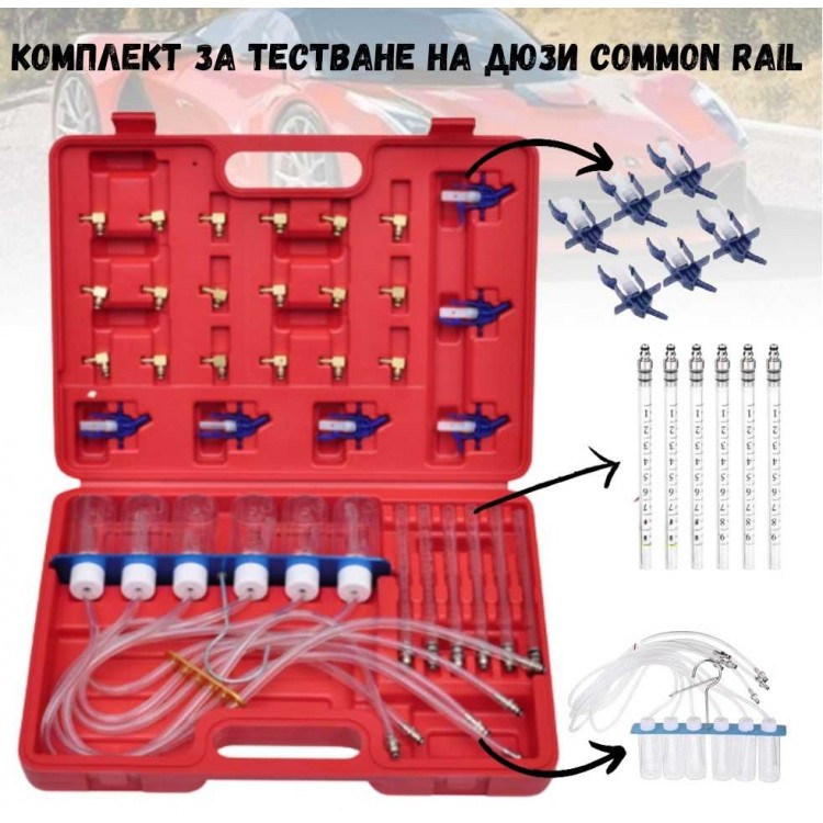 Комплект за тестване на дюзи Common Rail