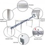 Комплект сгъваема маса с 4 стола за пикник 
