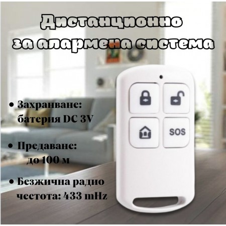 Дистанционно за алармена система 433 mHz EV1527