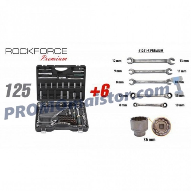 Гедоре ROCKFORCE Premium 125 + 6 части